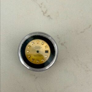 Gold Face with diamonds for ladies datejust Rolex watch